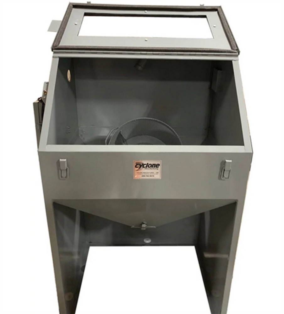 Cyclone Mfg T14 Tumble Abrasive Blast Cabinet