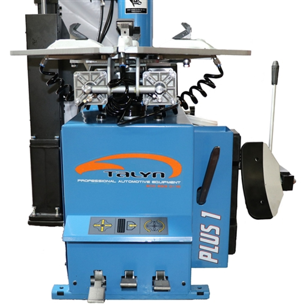 Talyn Plus1-V Variable Speed Tire Changer w/Adjustable Jaw Clamps & PL330 Power Assist Tower Talyn Plus1-V Variable Speed Tire Changer w/Adjustable Jaw Clamps & PL330 Power Assist Tower