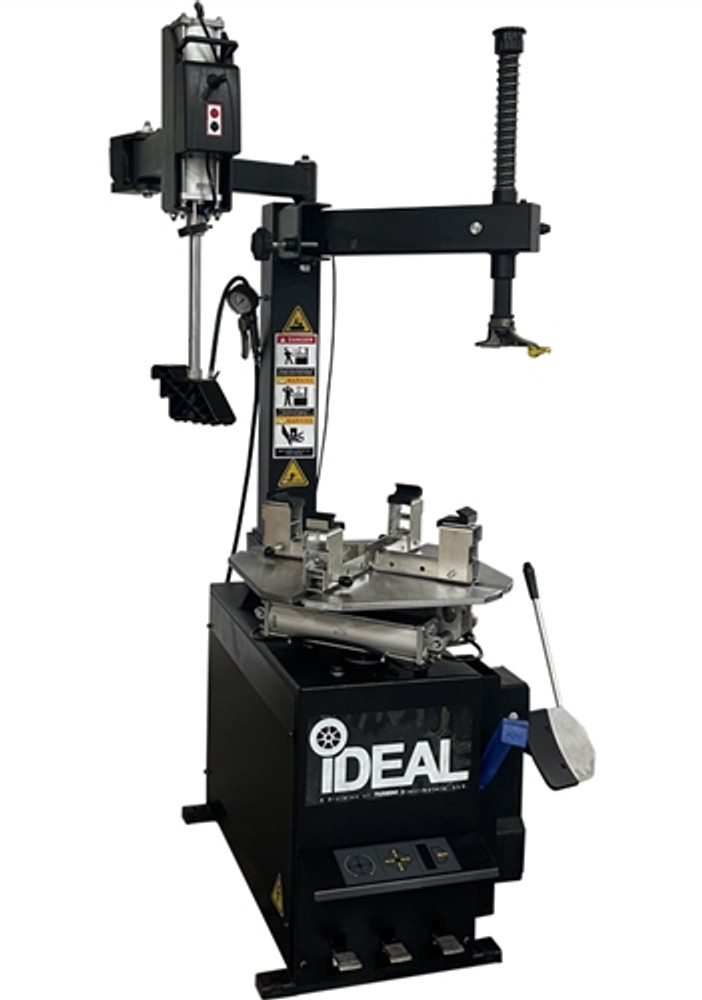 iDeal TC-400M-B-PL230-K-BLK Limited Black Motorcycle Tire Changer w/Assist Arm