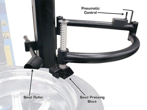 Atlas Automotive TC755EZ Tilt-Back Electric/Pneumatic Tire Changer w/EZ Arm