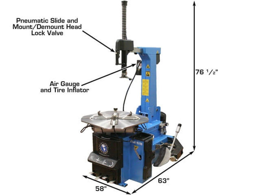 Atlas® TCWB-COMBO3 TC755 Tire Changer & WB49-2  Wheel Balancer Combo