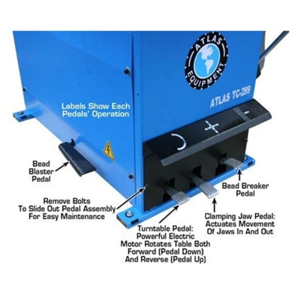 Atlas® TCWB-COMBO9 TC289DAA Tire Changer & WB11 Wheel Balancer Combo