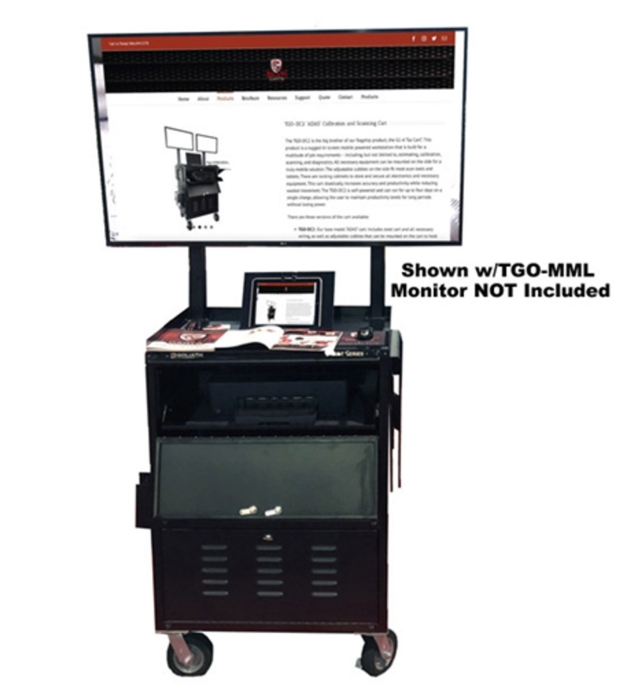 Goliath Cart TGO-DC2-L "ADAS" Calibration & Scanning Cart w/Laptop