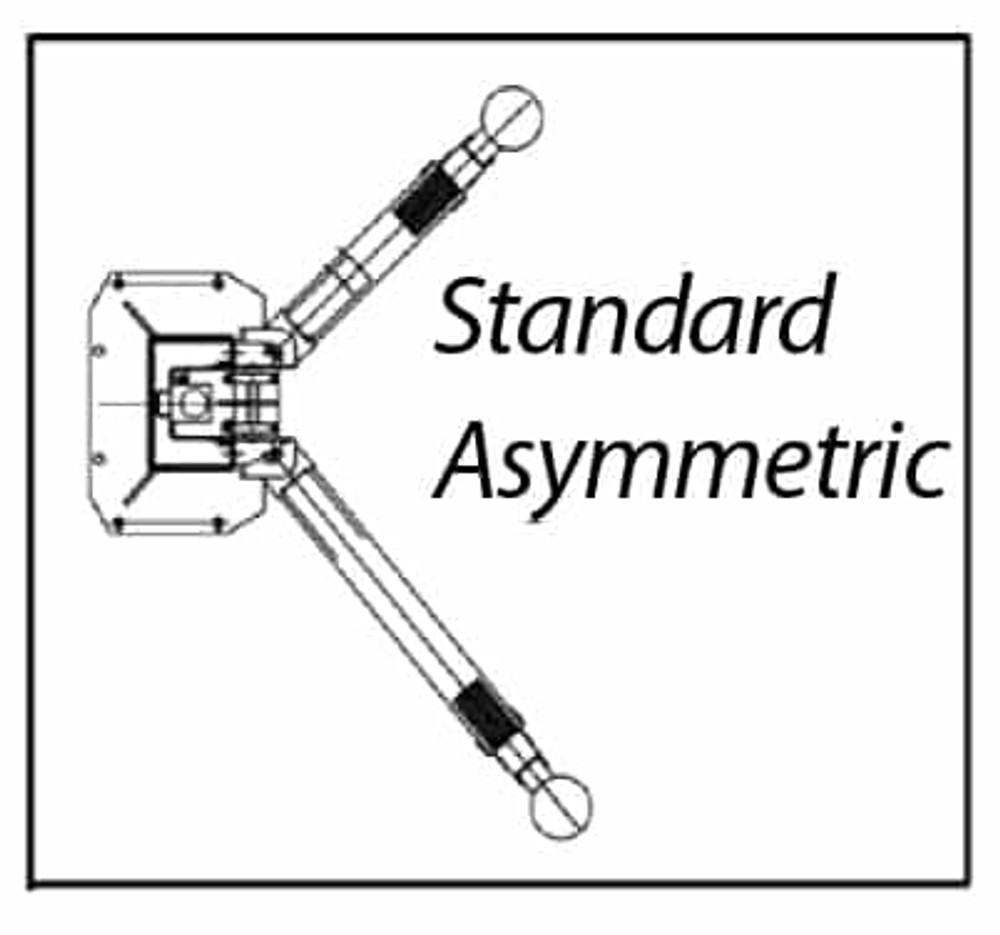 Launch TLT240SC 9,000 lb Clear Floor Asymmetric 2 Post Lift