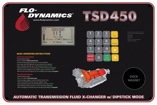 Flo-Dynamics TSD450LCD ATF Inline & Dipstick Exchanger