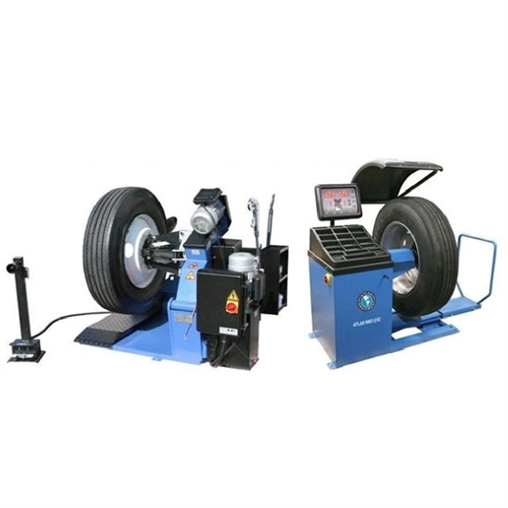 Atlas® TTC301 Heavy Duty Truck Tire Changer & WBT210 Wheel Balancer Combo