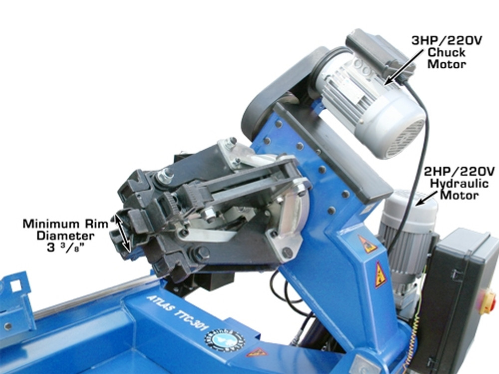 Atlas® TTC301 Heavy Duty Truck Tire Changer & WBT210 Wheel Balancer Combo