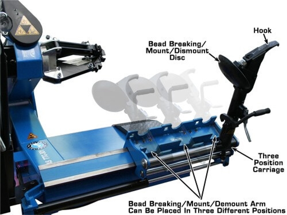 Atlas® TTC301 Heavy Duty Truck Tire Changer & WBT210 Wheel Balancer Combo