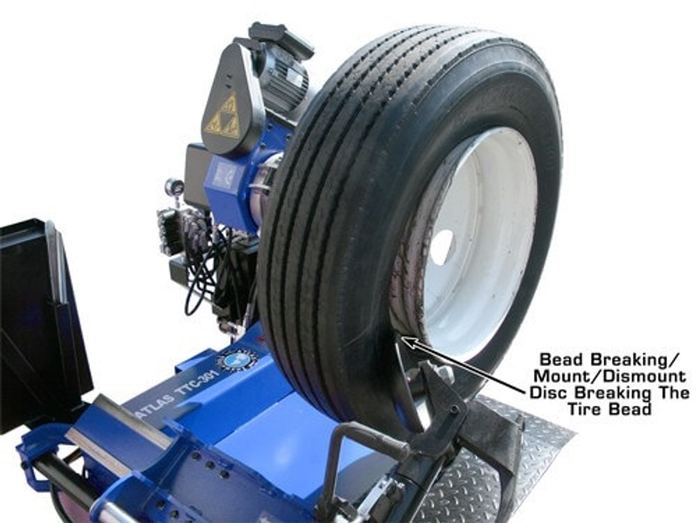 Atlas® TTC301 Heavy Duty Truck Tire Changer & WBT210 Wheel Balancer Combo