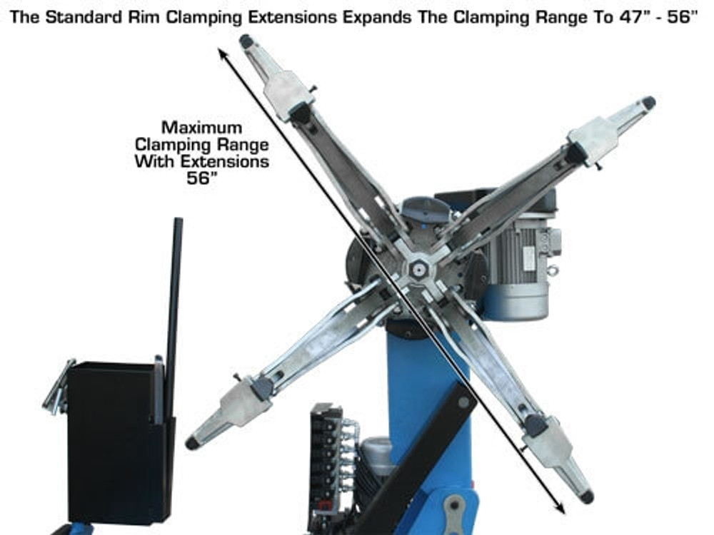 Atlas® TTCWB-COMBO4 TTC306 Deluxe Automated Truck Tire Changer & WBT210 Wheel Balancer Combo