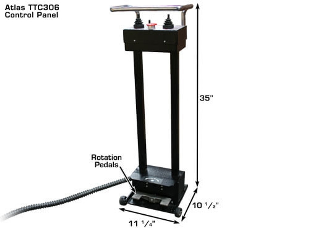 Atlas® TTCWB-COMBO4 TTC306 Deluxe Automated Truck Tire Changer & WBT210 Wheel Balancer Combo