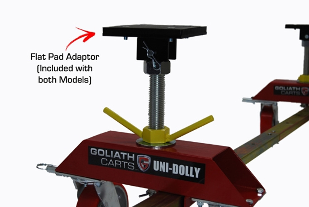 Goliath Cart UD-S-248 UD-Stand & Qty 2 UD-4800 Uni-Dolly Car Dollies