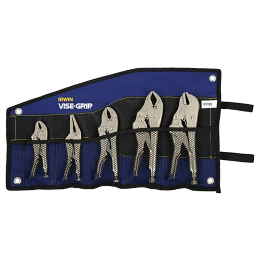 Irwin Vise-Grip IRHT82593  5Pc Fast Release Locking Plier Set w/Case