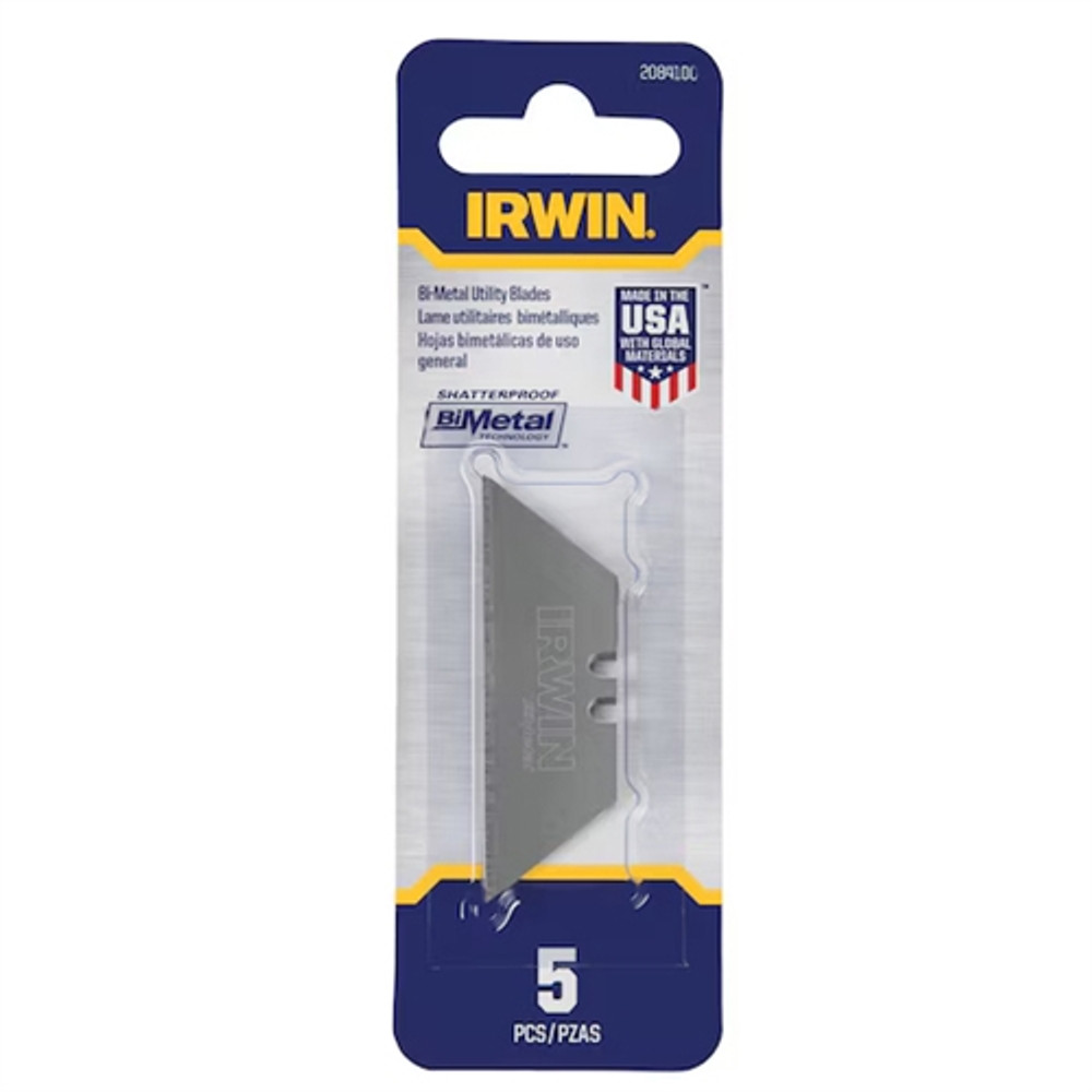 Irwin Vise-Grip 2084100 Bi-Metal Utility Blades (5 Pack)