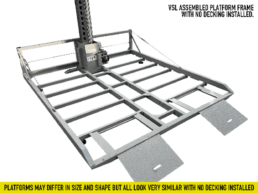 PowerLine Vantage VSLW8 Single Column Wide Storage Lift