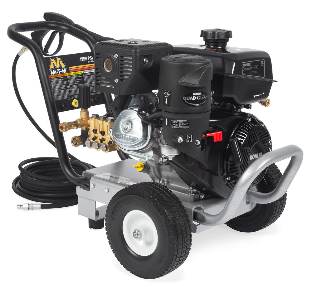 Mi-T-M WP-4200-0MKB Work Pro® Gas Direct Drive Cold Water Pressure Washer w/Kohler Engine