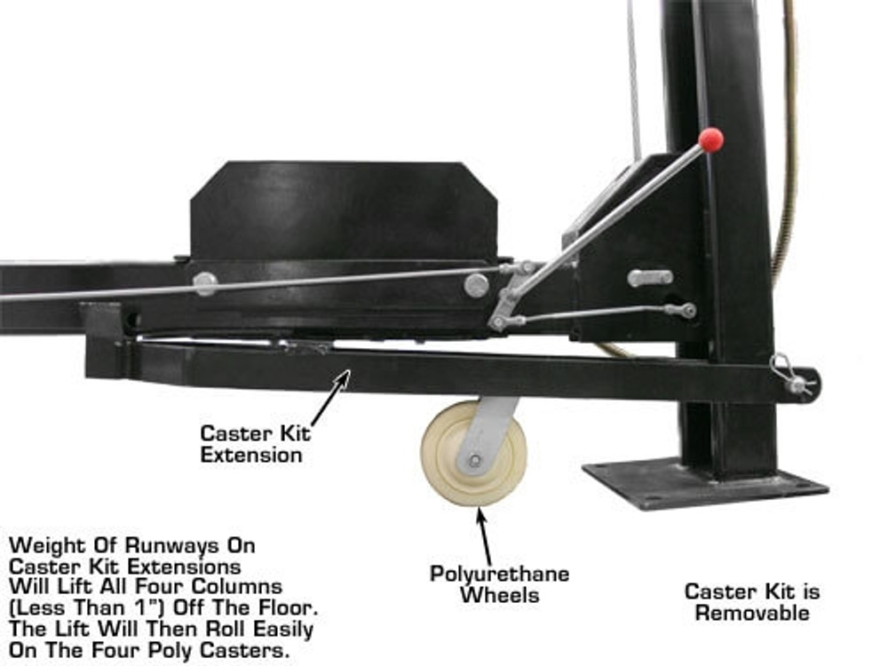 Atlas® Garage Pro 8000 Ext Ex-Tall Service/Parking 4 Post Lift 8,000 lbs