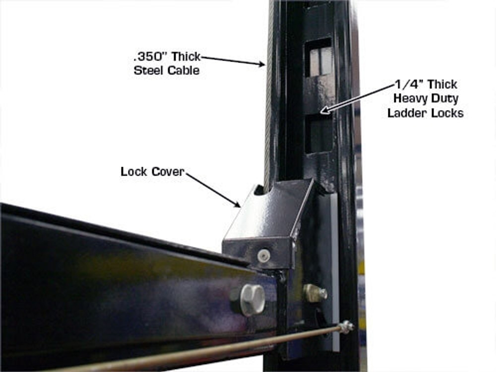 Atlas® Garage Pro 8000 Ext Ex-Tall Service/Parking 4 Post Lift 8,000 lbs