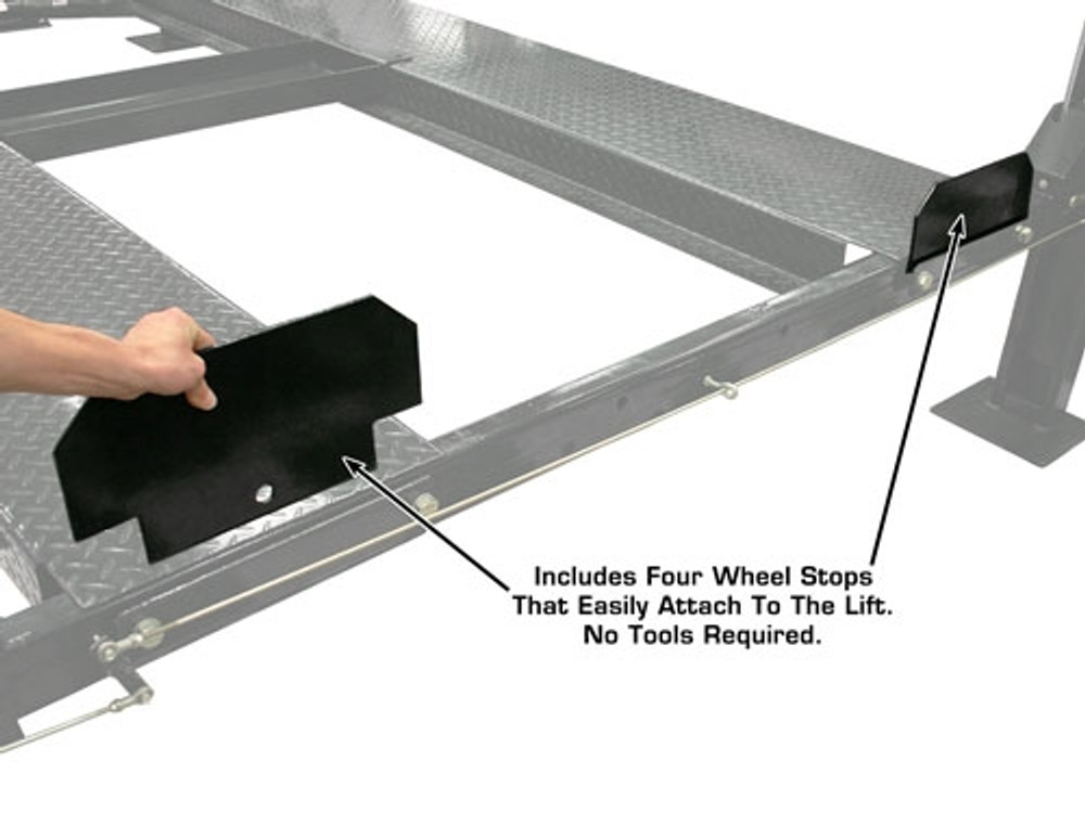 Atlas® Garage Pro 8000 Ext-L Ex-Tall Ex-Long Service/Parking 4 Post Lift 8,000 lbs