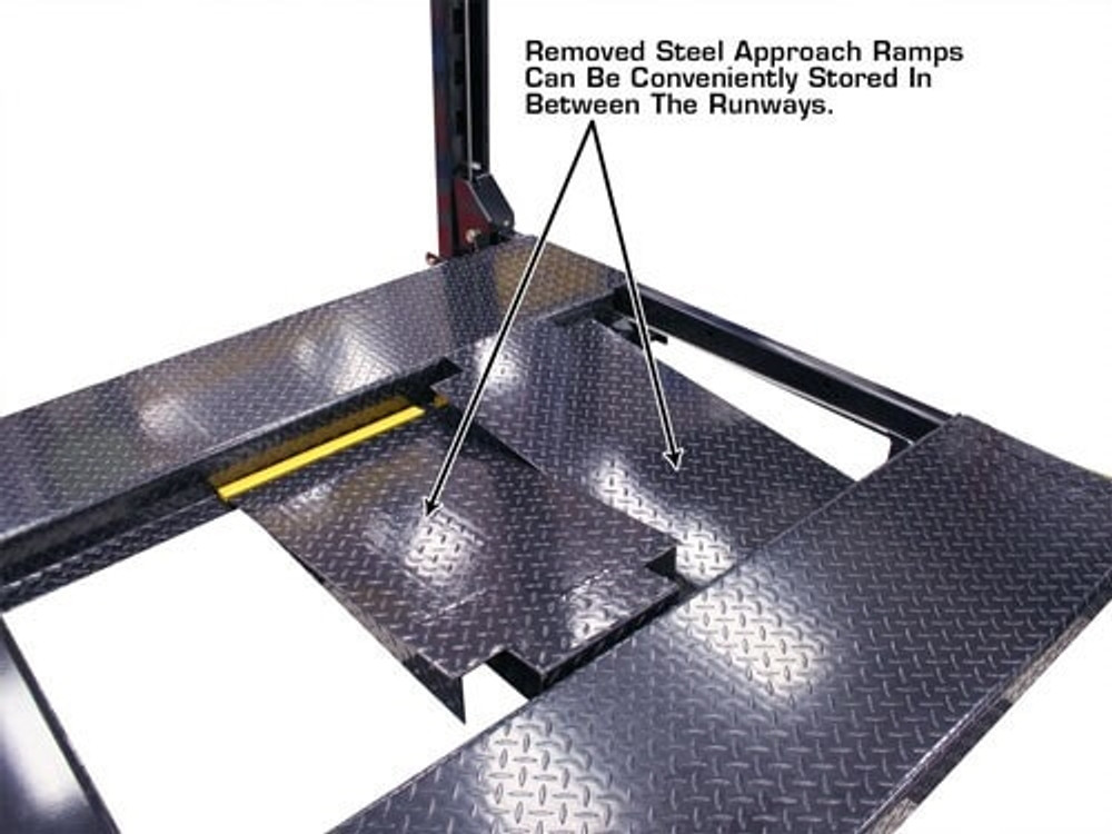 Atlas® Garage Pro 8000 Ext Ex-Tall Service/Parking  4 Post Lift Combo