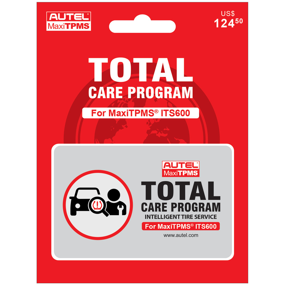 Autel ITSUPDATE Total Care Program Card