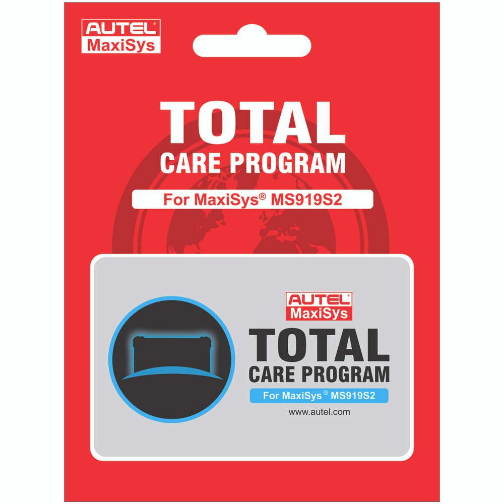 Autel MS919S21YRUP Total Care Program Card
