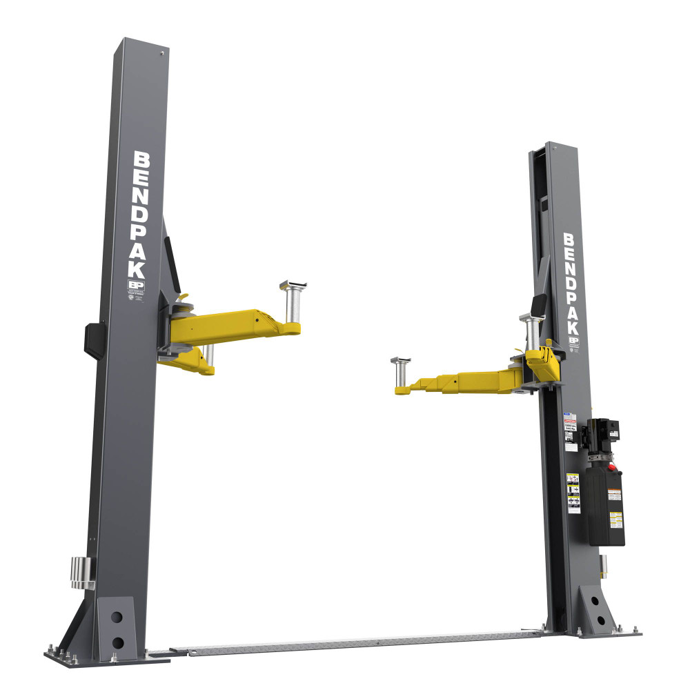 BendPak 12APF Floorplate 2 Post Lift 12,000 lb w/Triple-Telescoping Arms