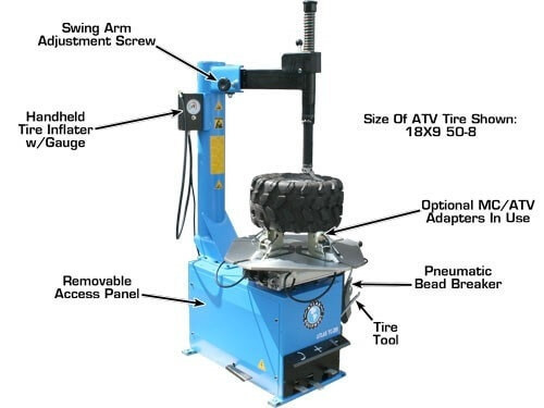Atlas® TCWB-MC-COMBO2 TC289 Tire Changer & WB41 Wheel Balancer Motorcycle Combo