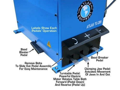 Atlas® TCWB-MC-COMBO2 TC289 Tire Changer & WB41 Wheel Balancer Motorcycle Combo
