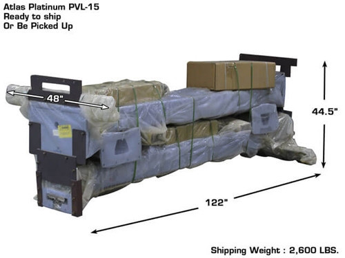 Atlas® Platinum PVL15 ALI Certified 2 Post Lift 15,000 lbs w/Ext Kit
