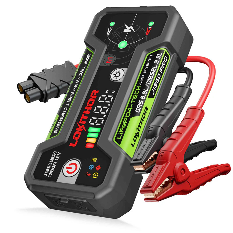 Lokithor J1350 Pro 12V LiFePO₄ Jump Starter