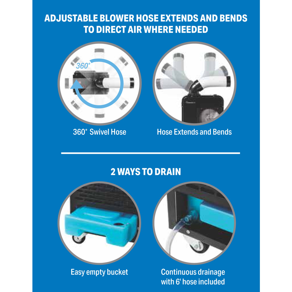 VisonAir 2VASPOT5300 7,000 BTU Portable Indoor/Outdoor Spot Cooler