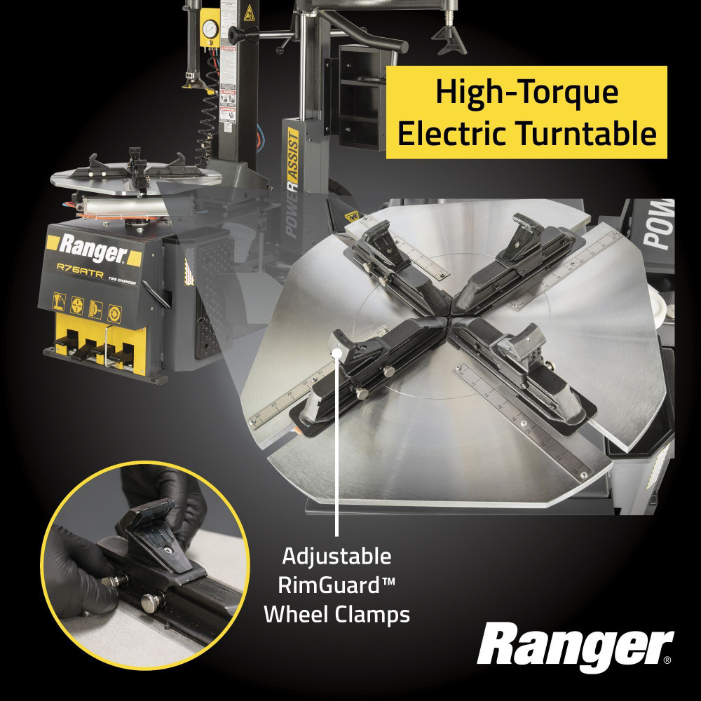 Ranger R76ATR NextGen™ Tilt-Back Tire Changer w/Assist Tower & DST30PX Wheel Balancer Combo