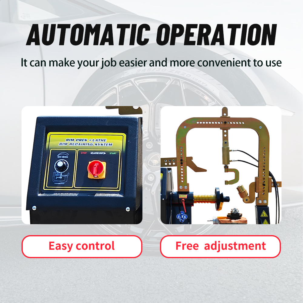 Katool KT-WL75 Rim/Wheel Straightening Machine w/Cutting Tool