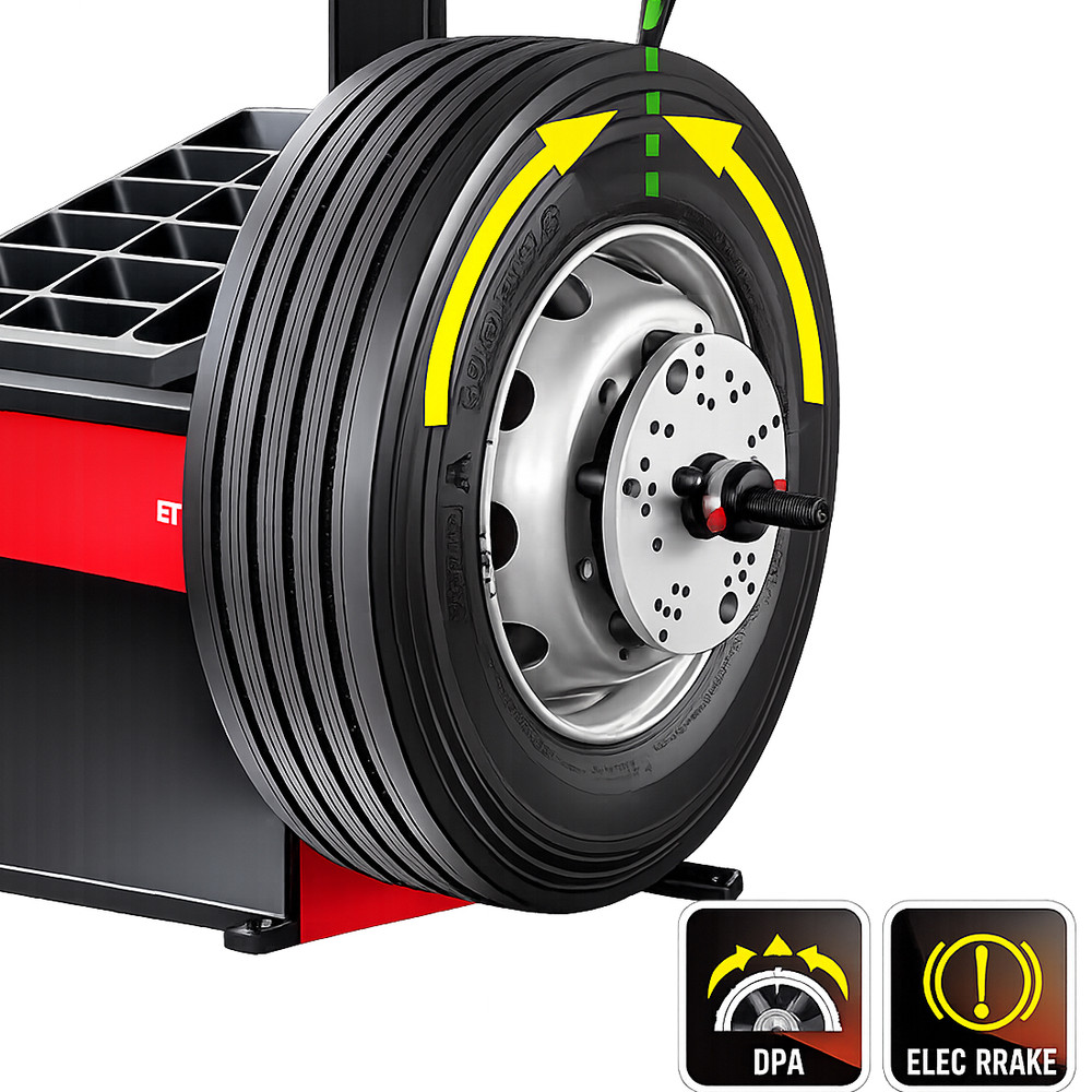 Corghi ET1680 HD Monitor Truck Wheel Balance w/Lift & Auto Kit