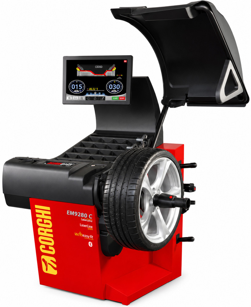 Corghi EM9680 Plus Dotline Touch Wheel Balancer
