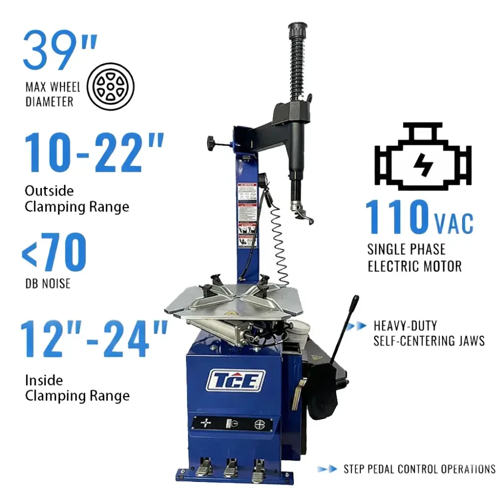 Torin JUNY-BTJ3 3-Pedal Tire Changer