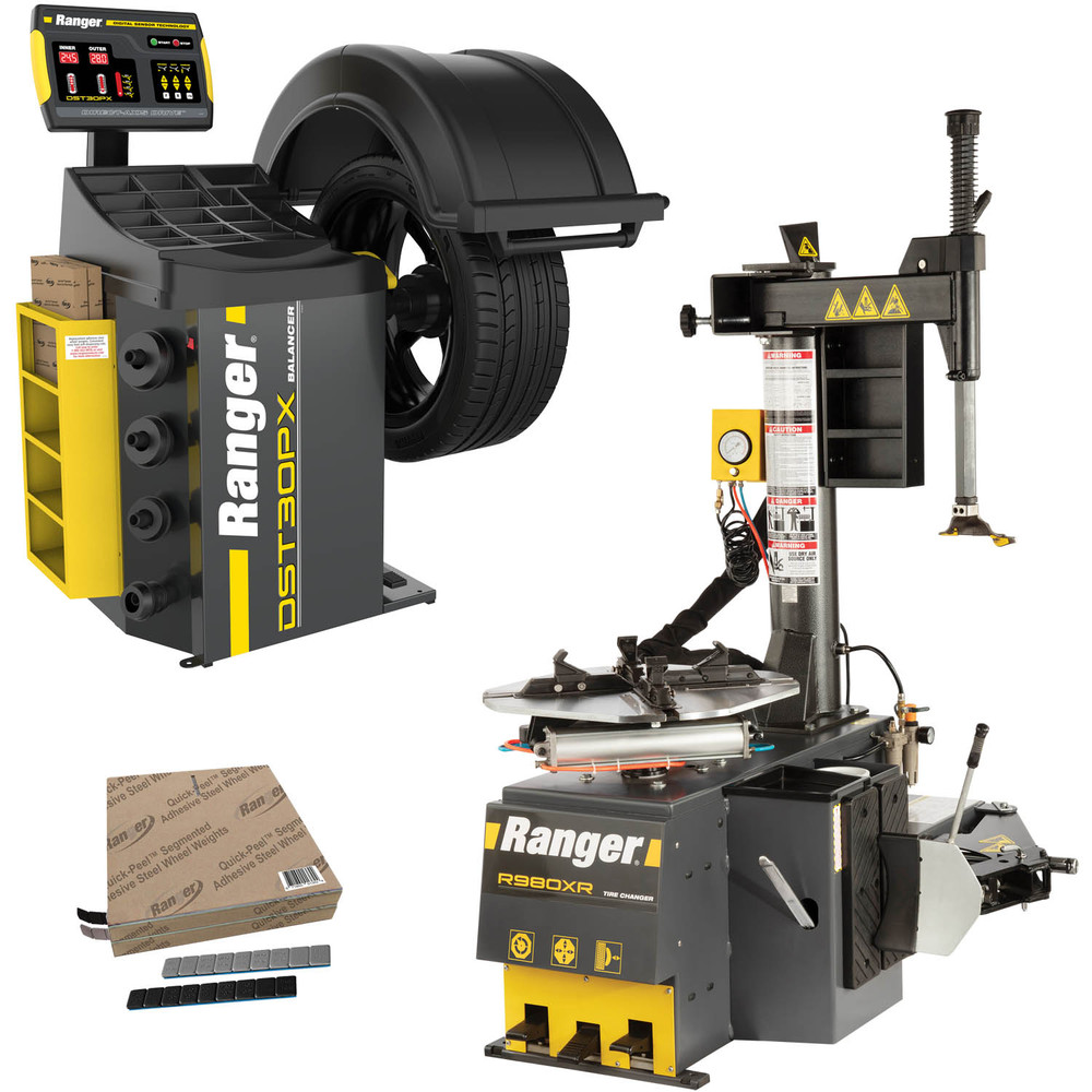 Ranger R980XR-L NEXTGEN™ Swing-Arm Tire Changer 110V & DST30PX Wheel Balancer Combo