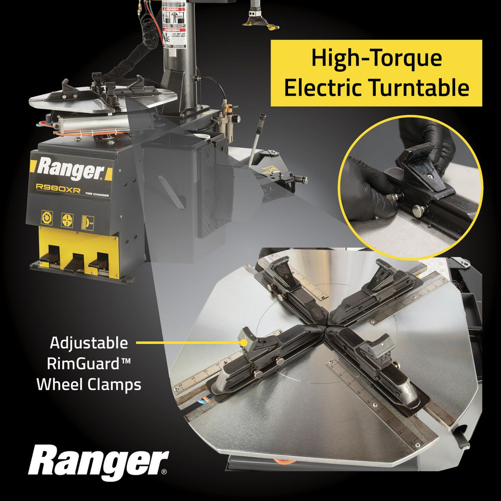 Ranger R980XR-L NEXTGEN™ Swing-Arm 25" Tire Changer 110V & DST2420X Wheel Balancer Combo