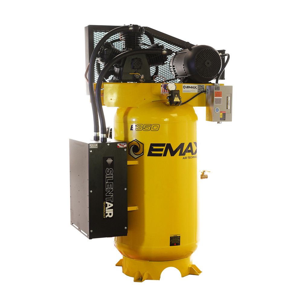 EMAX ESS07V080Z1 Max Flo 7.5HP 3CYL Two Stage 35CFM 80G Air Compressor