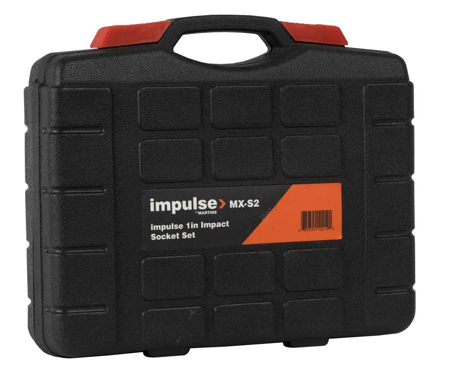 Martins MX-S2 8-Piece Impulse 1" Impact Socket Set