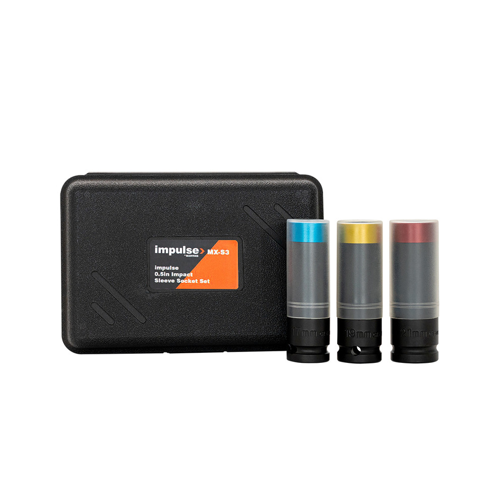 Martins MX-S3 Impulse 1/2" Sleeve Sockets Set