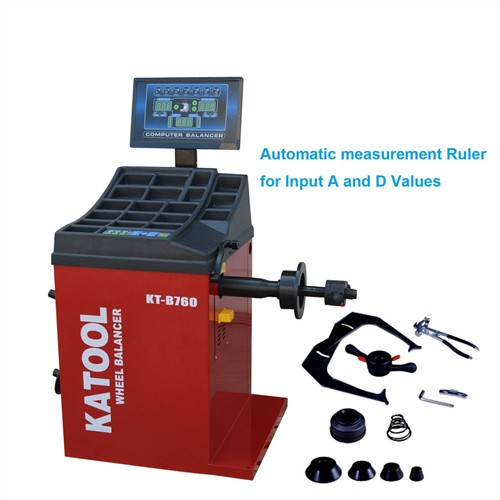 Katool KT-T850 Tilt-Back Tire Changer & KT-B760 Wheel Balancer Combo