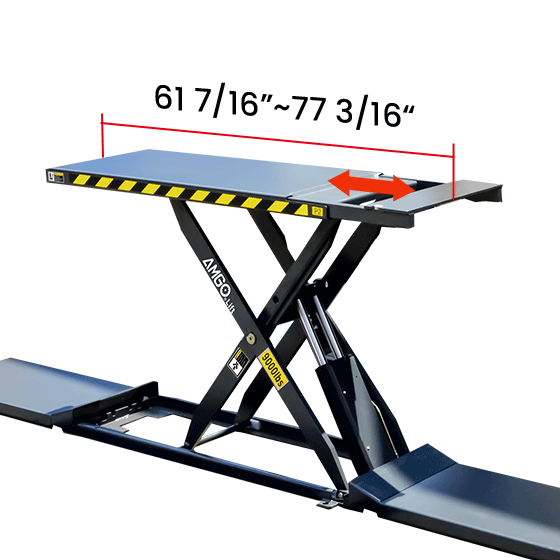 AMGO® Hydraulics MRL09 Mid-Rise Scissor Lift 9,000 lbs.