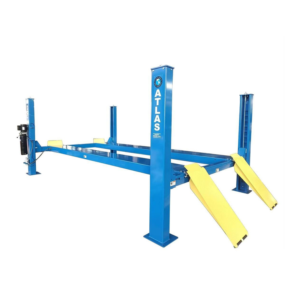 Atlas® PRO14KCF-EXT Extra Long 4 Post Lift w/Alignment Kit & RJ8 Combo