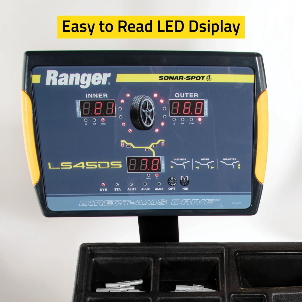 Ranger R980XR Swing-Arm Tire Changer & LS45DS Sonar 3D Wheel Balancer Combo