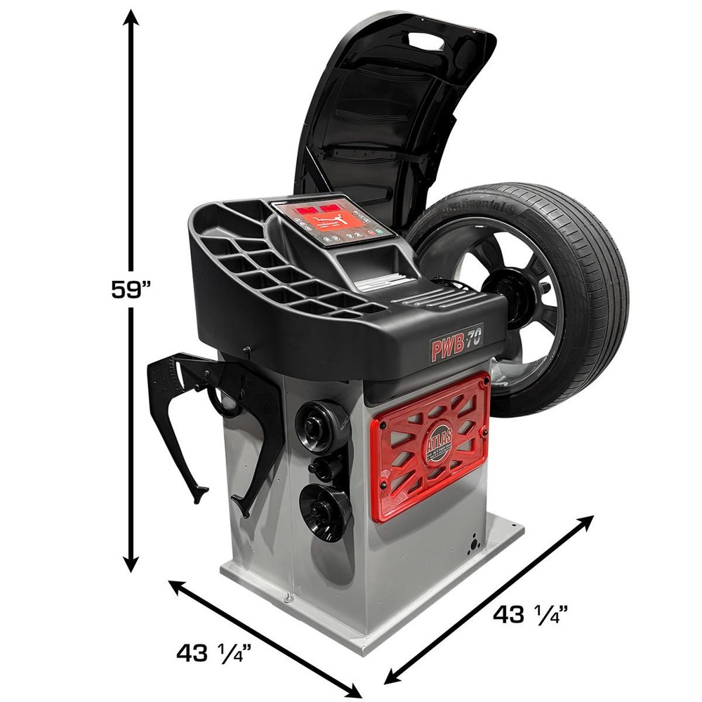 Atlas® Platinum PWB70 Motorized Spin Balancer w/Laser