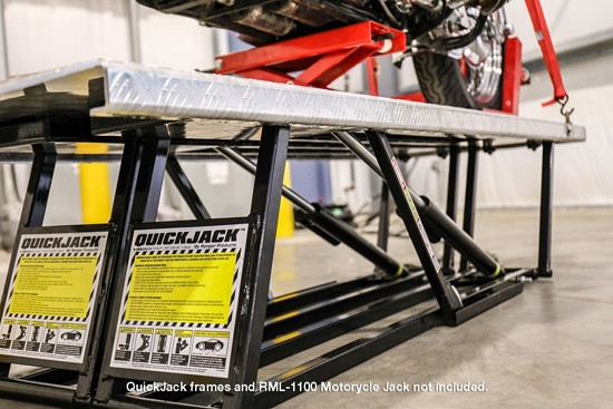 QuickJack 5150007 Motorcycle Lift Kit w/Vise | Best Buy Auto Equipment