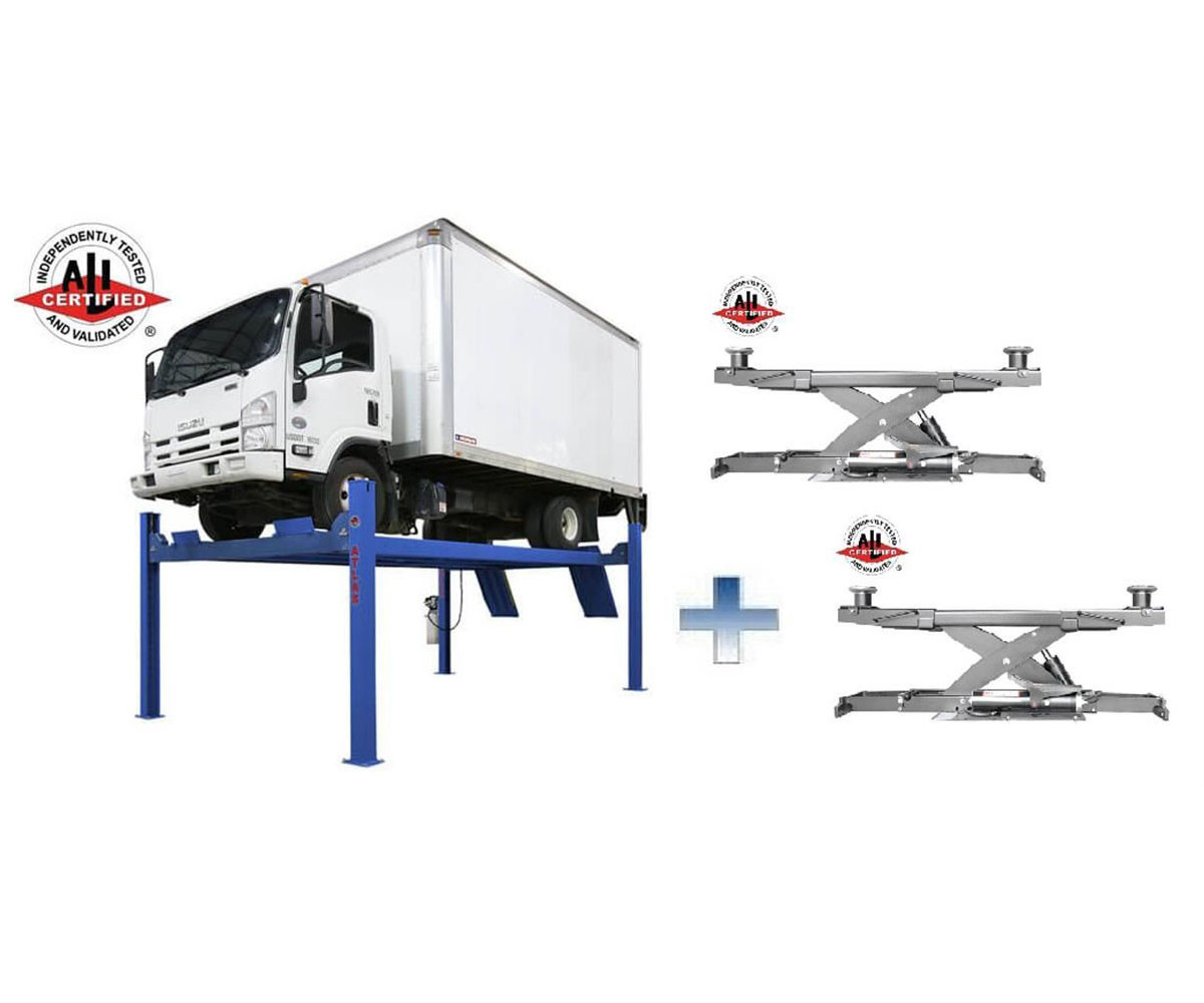 Atlas Platinum AP-PVL14 4 Post Lift & Set of 2