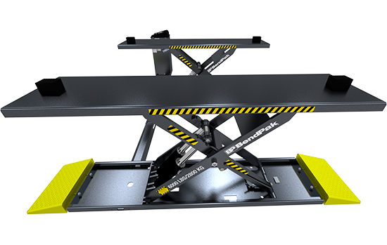 BendPak MDS-6EXT Open-Center Mid-Rise Scissors Lift / Extended